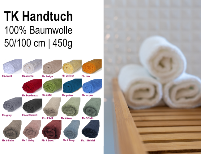 TK Handtuch 50/100 cm | 450g